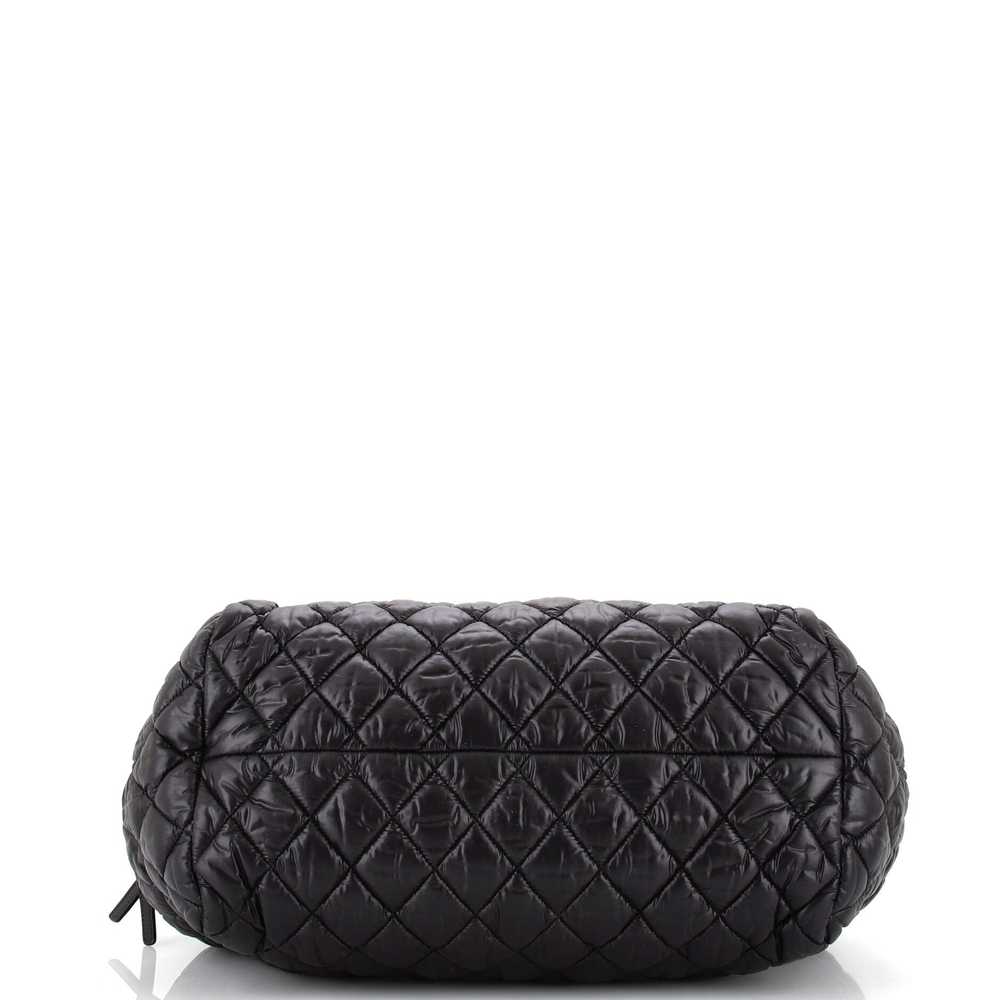 CHANEL Coco Cocoon Bowling Bag Quilted Printed Ny… - image 5