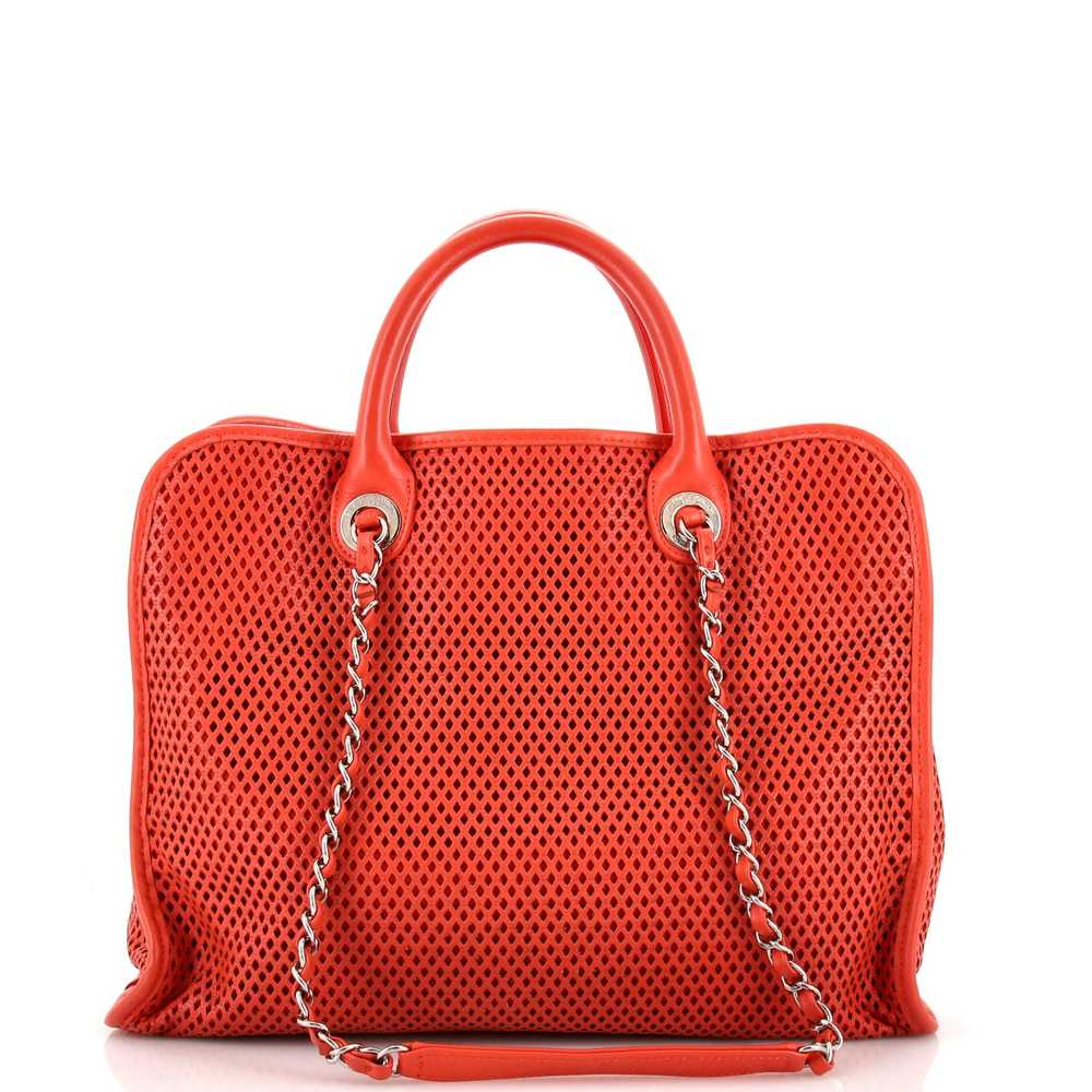 CHANEL Up In The Air Convertible Tote Perforated … - image 3
