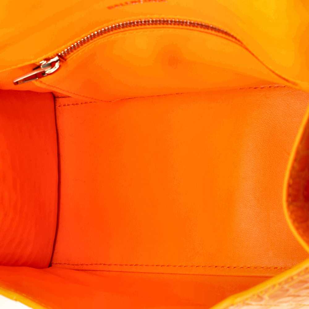 Balenciaga Hourglass Top Handle Bag Crocodile Emb… - image 5