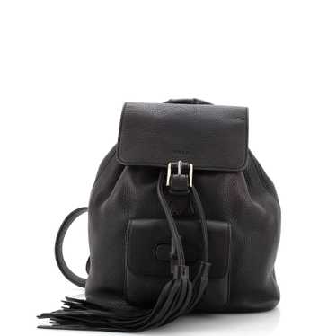GUCCI Bamboo Tassel Backpack Leather Mini