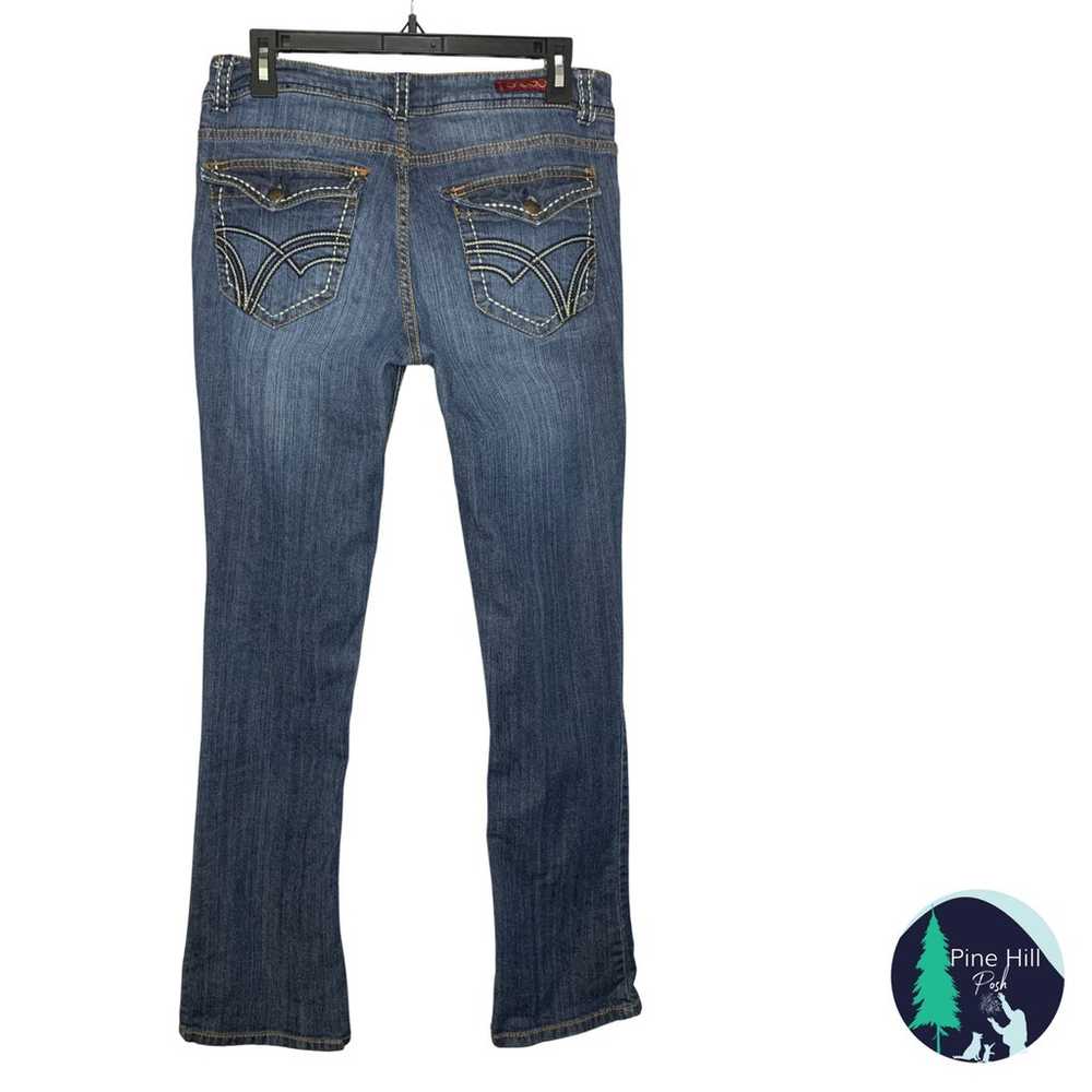 Vintage Sasson Jeans Womens 8 Ooh La La Blue Whit… - image 3