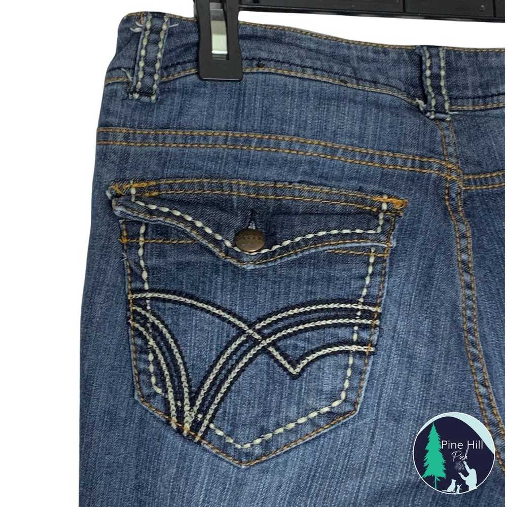 Vintage Sasson Jeans Womens 8 Ooh La La Blue Whit… - image 5