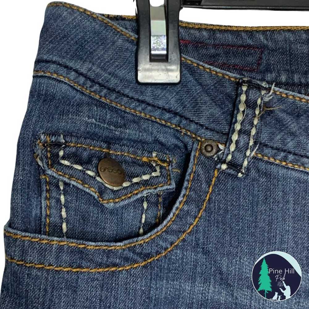 Vintage Sasson Jeans Womens 8 Ooh La La Blue Whit… - image 6