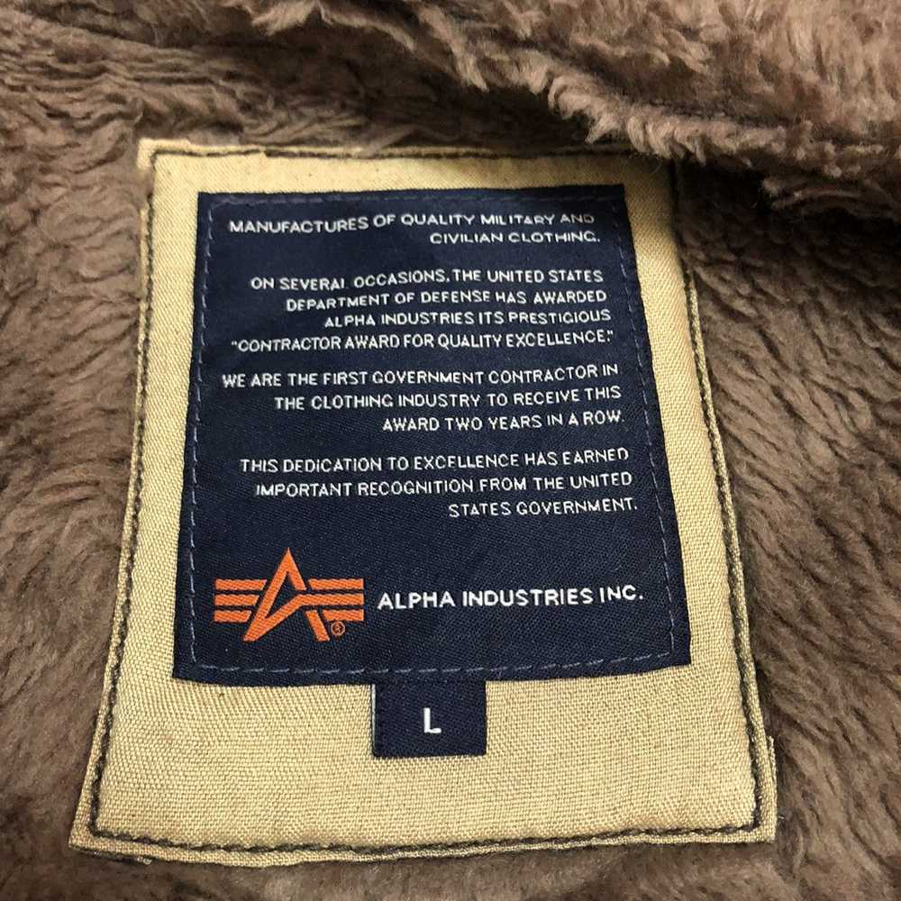 Alpha Industries × Leather × Leather Jacket Alpha… - image 11