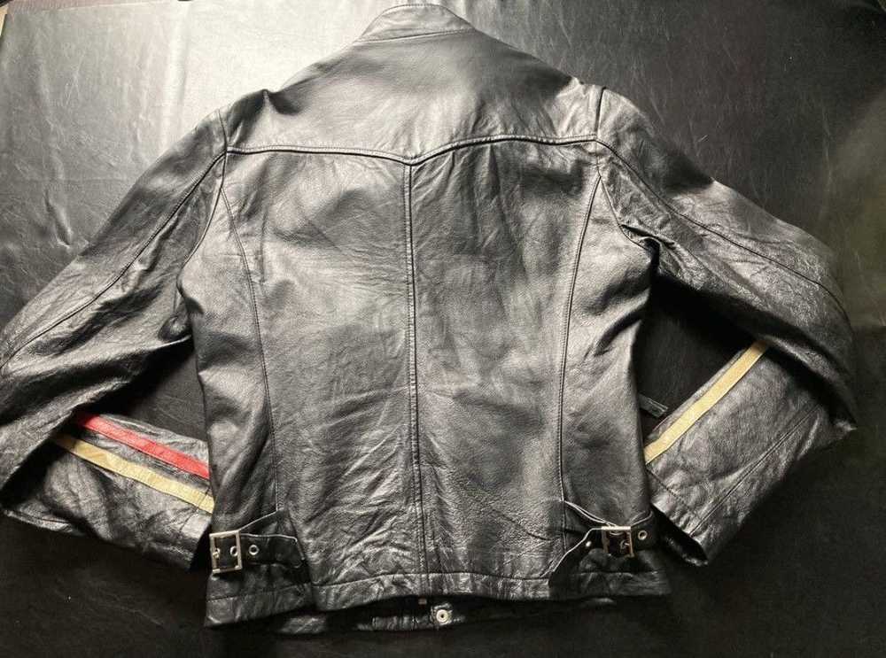 Japanese Brand × Leather Jacket × Vintage y’2 pig… - image 2