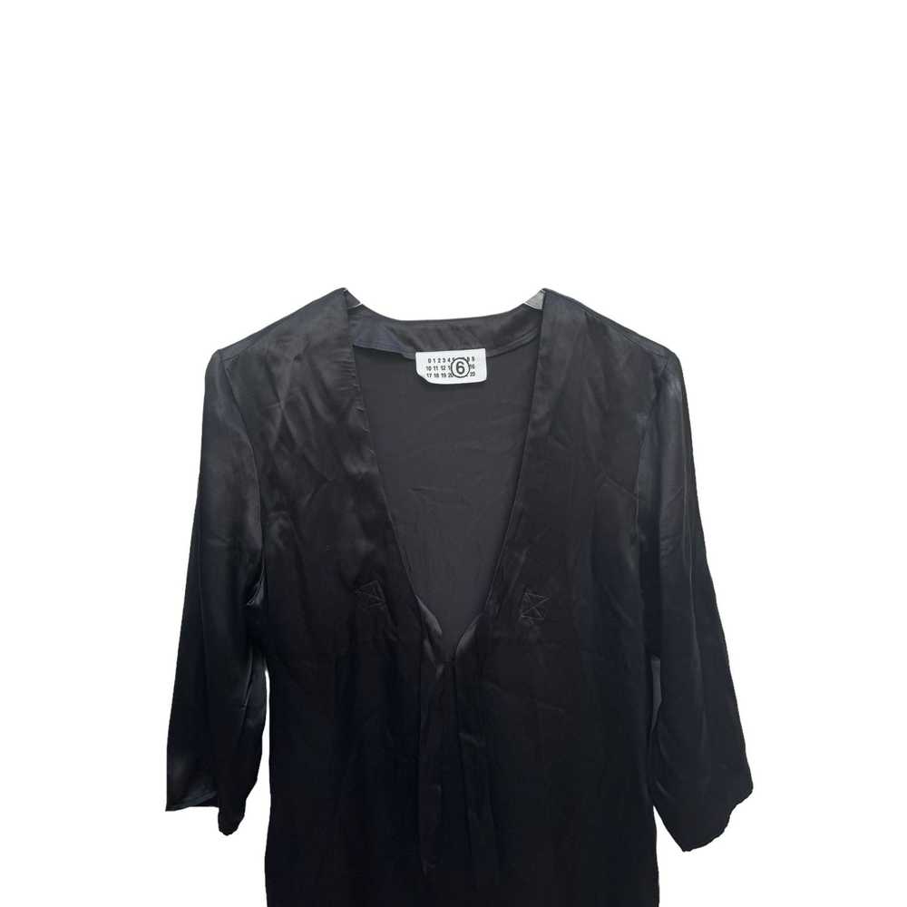 Maison Margiela SS 2007 Vintage Black Silk Dress - image 2