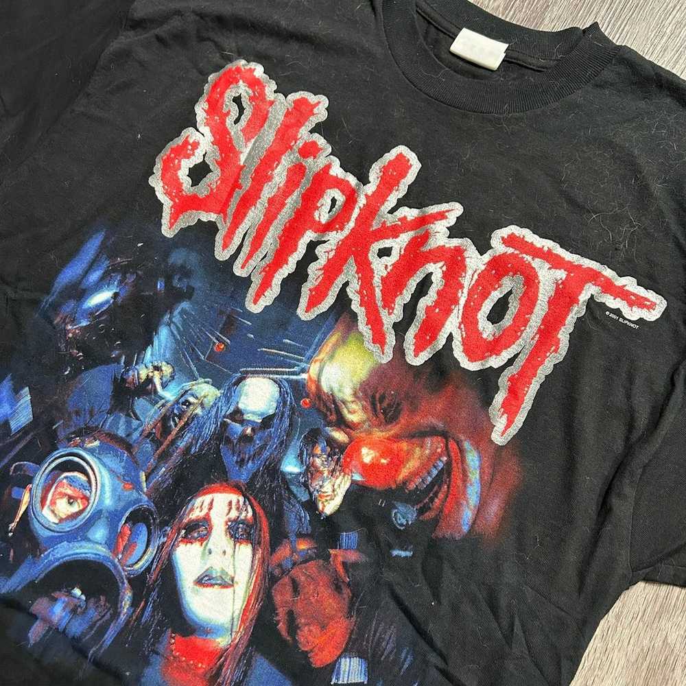 Vintage y2k Slipknot T Shirt Size XL - image 2