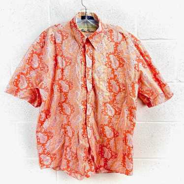 Alan Flusser Alan Flusser Men's Shirt Paisley But… - image 1