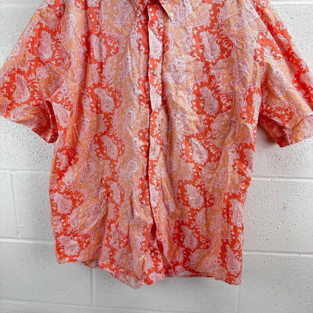 Alan Flusser Alan Flusser Men's Shirt Paisley But… - image 3