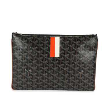 Goyard Goyard Black Gold Goyardine Canvas Senat MM - image 1