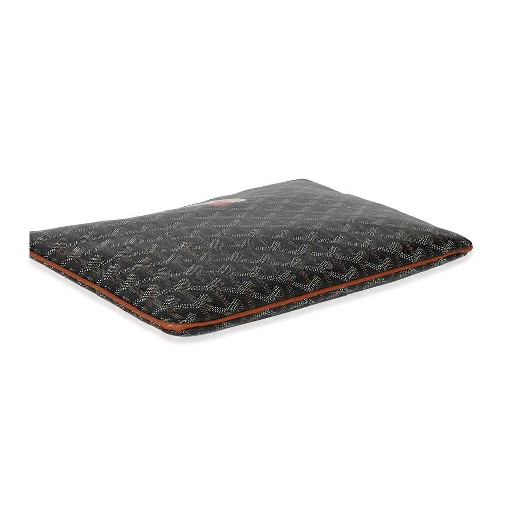 Goyard Goyard Black Gold Goyardine Canvas Senat MM - image 6