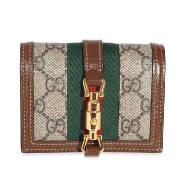 Gucci Gucci GG Supreme Jackie 1961 Card Case Wall… - image 1