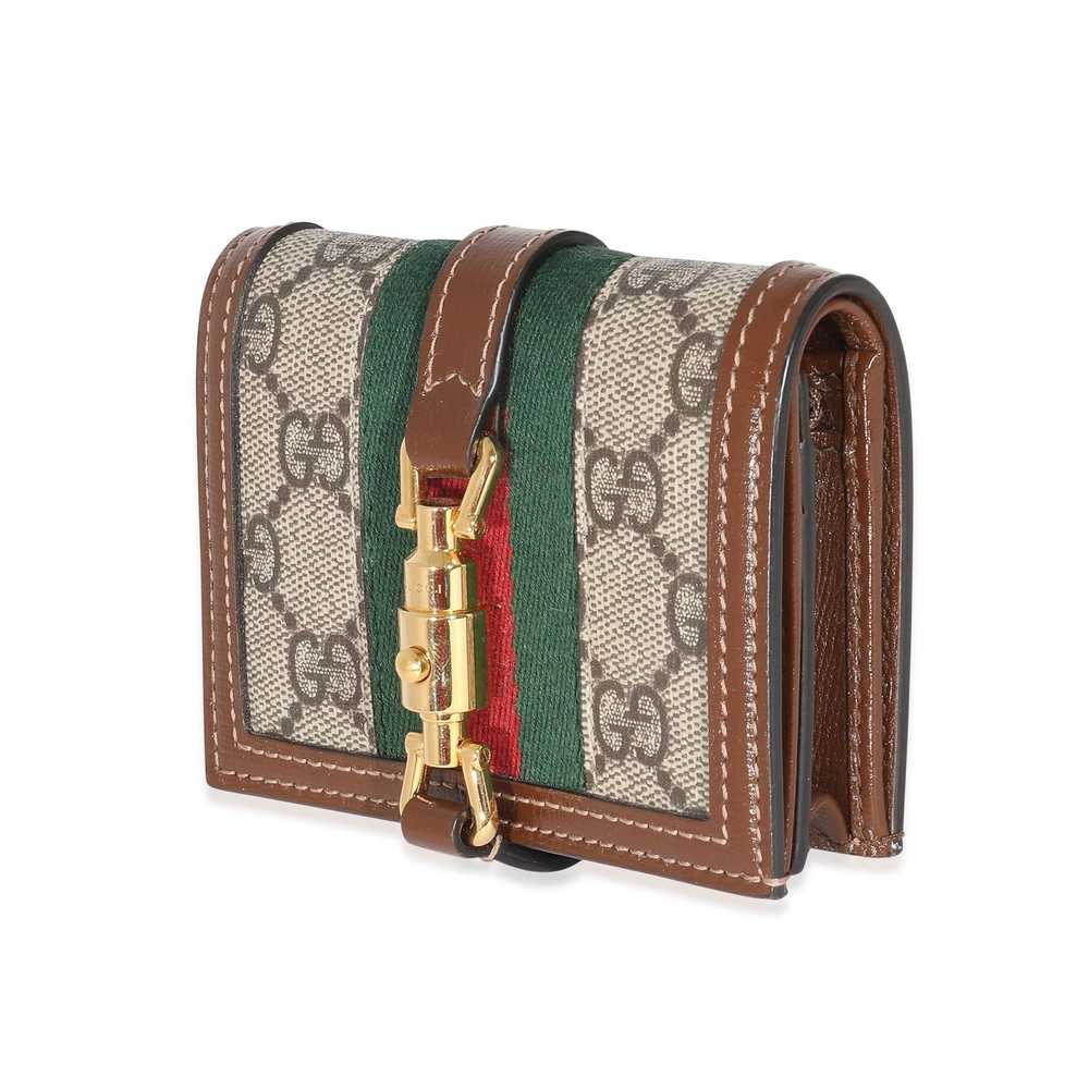 Gucci Gucci GG Supreme Jackie 1961 Card Case Wall… - image 2