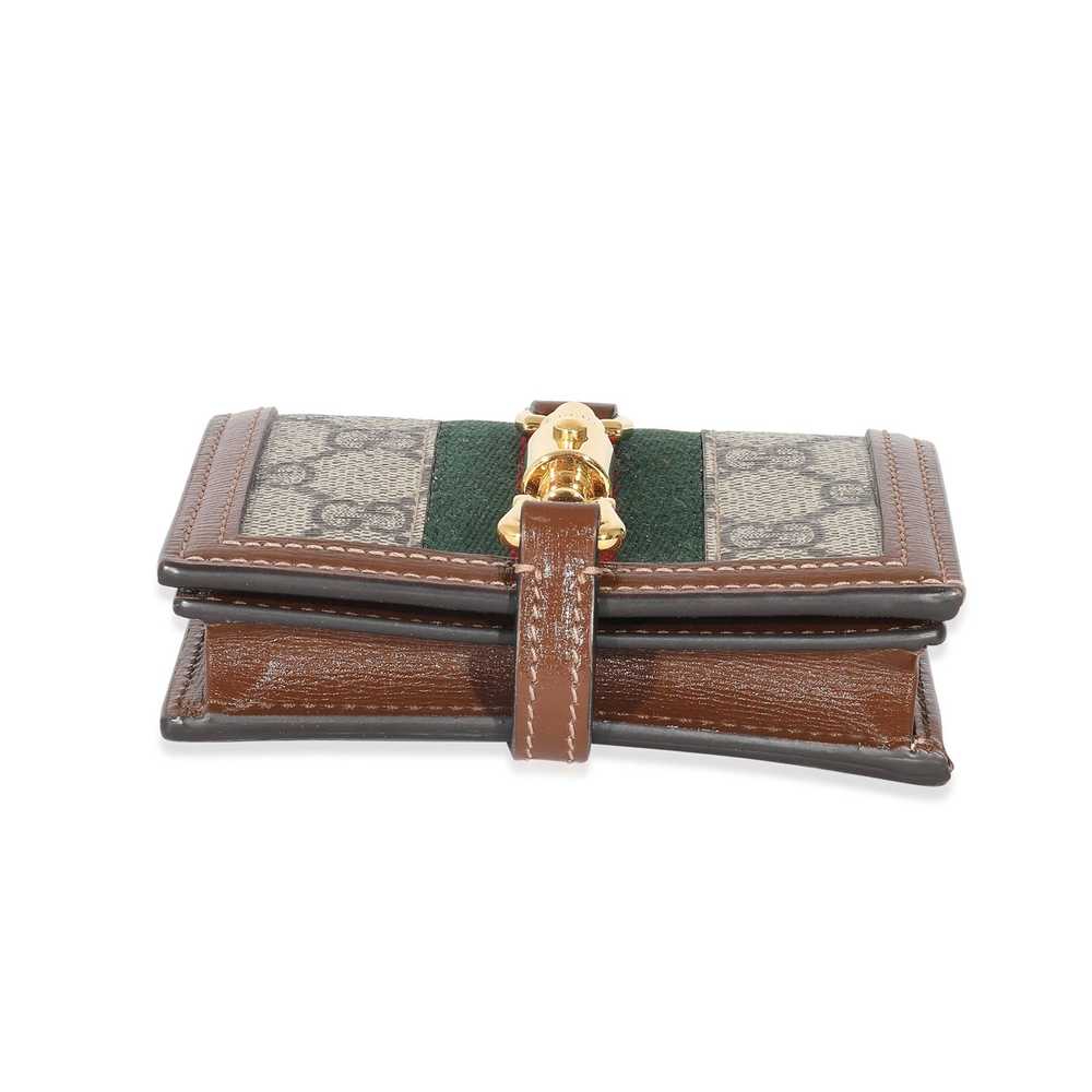 Gucci Gucci GG Supreme Jackie 1961 Card Case Wall… - image 5