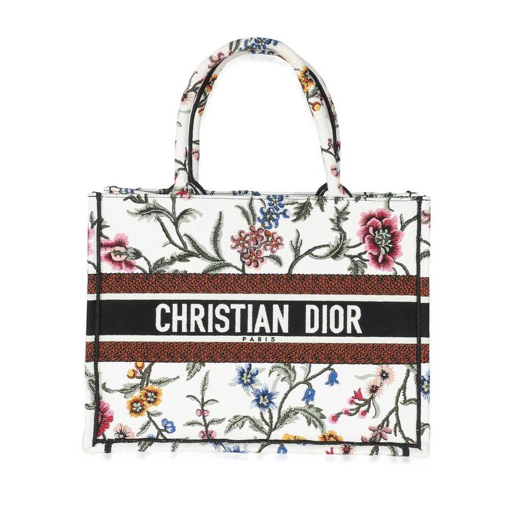 Dior Christian Dior White Dior Petites Fleurs Emb… - image 1