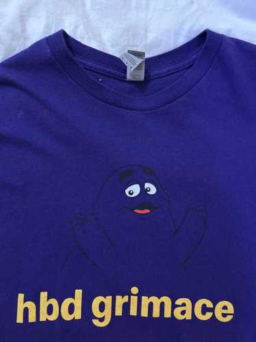 Streetwear HBD Grimace McDonalds TShirt