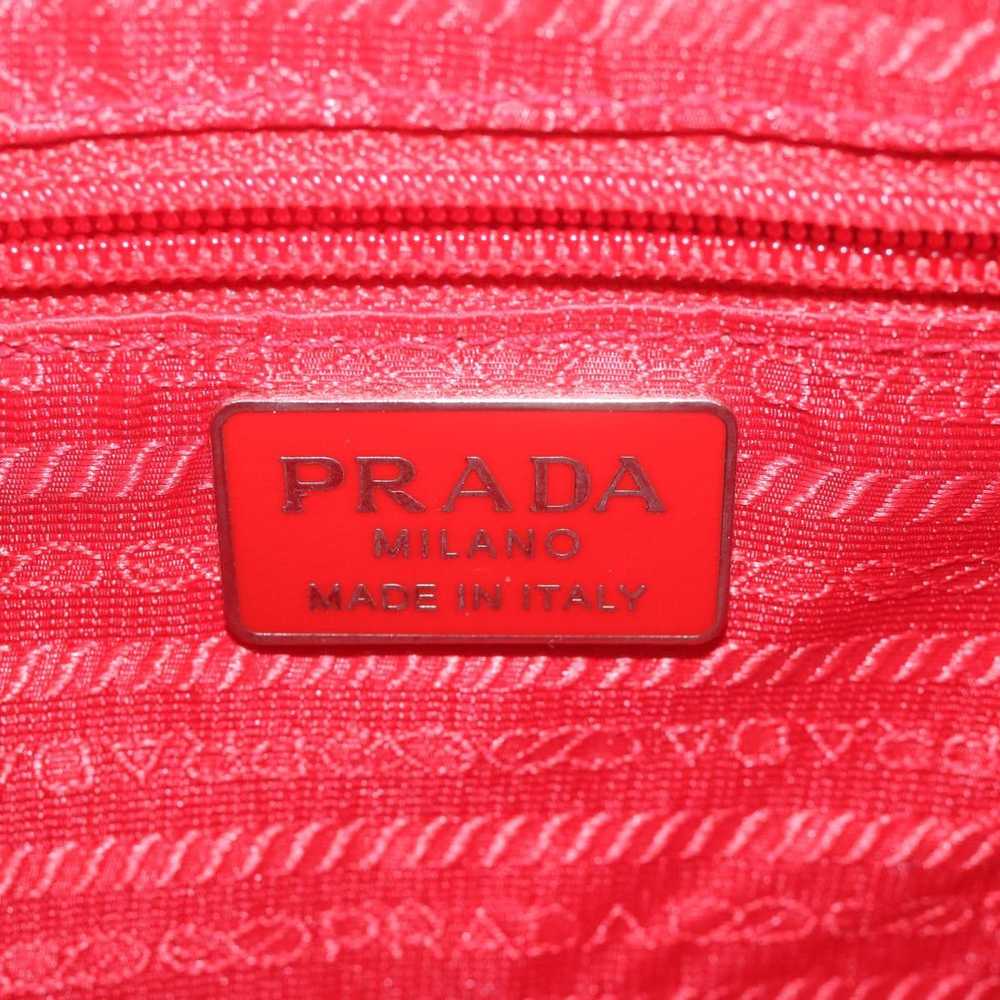 Prada PRADA Pouch Canvas Red Auth bs11777 - image 10