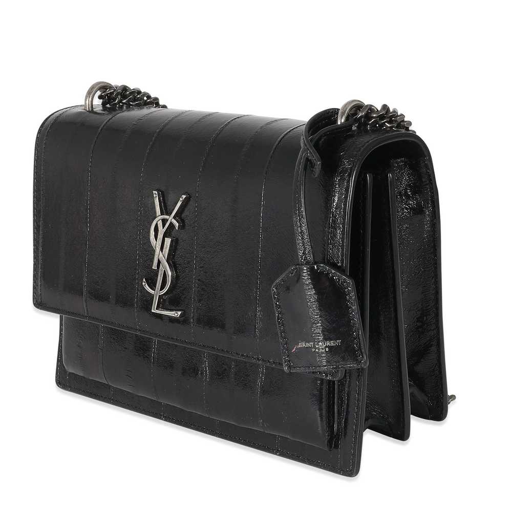 Yves Saint Laurent Saint Laurent Black Glossy Eel… - image 2