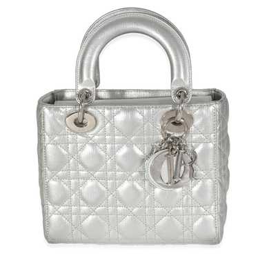 Dior Christian Dior Silver Grained Calfskin Canna… - image 1