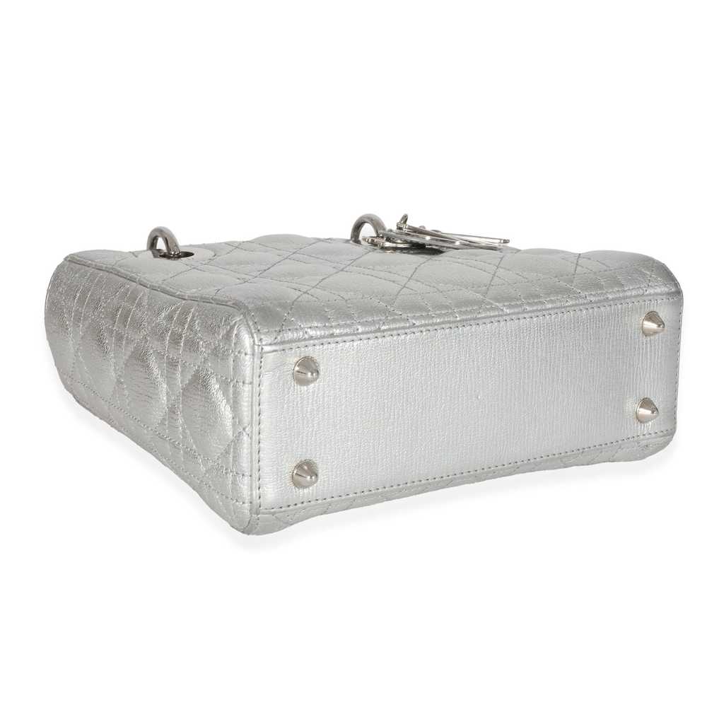 Dior Christian Dior Silver Grained Calfskin Canna… - image 3