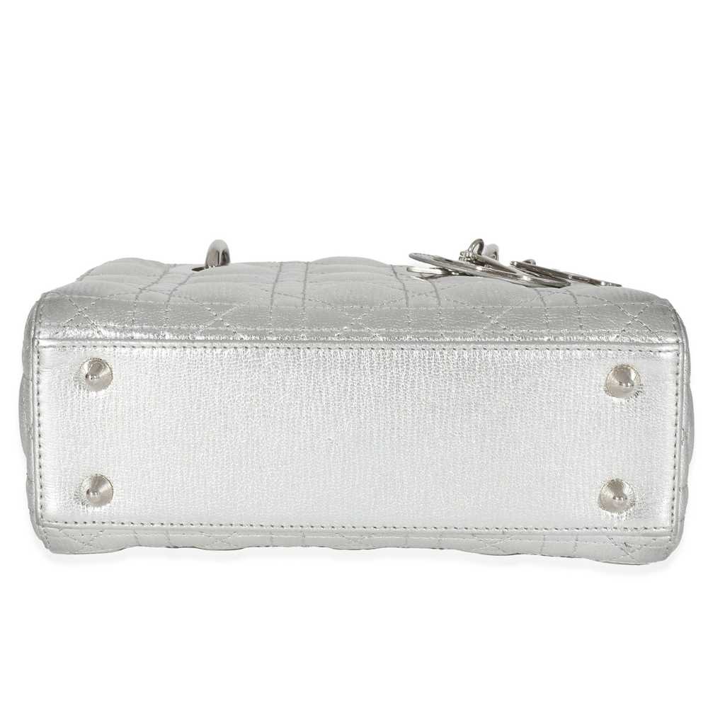 Dior Christian Dior Silver Grained Calfskin Canna… - image 6