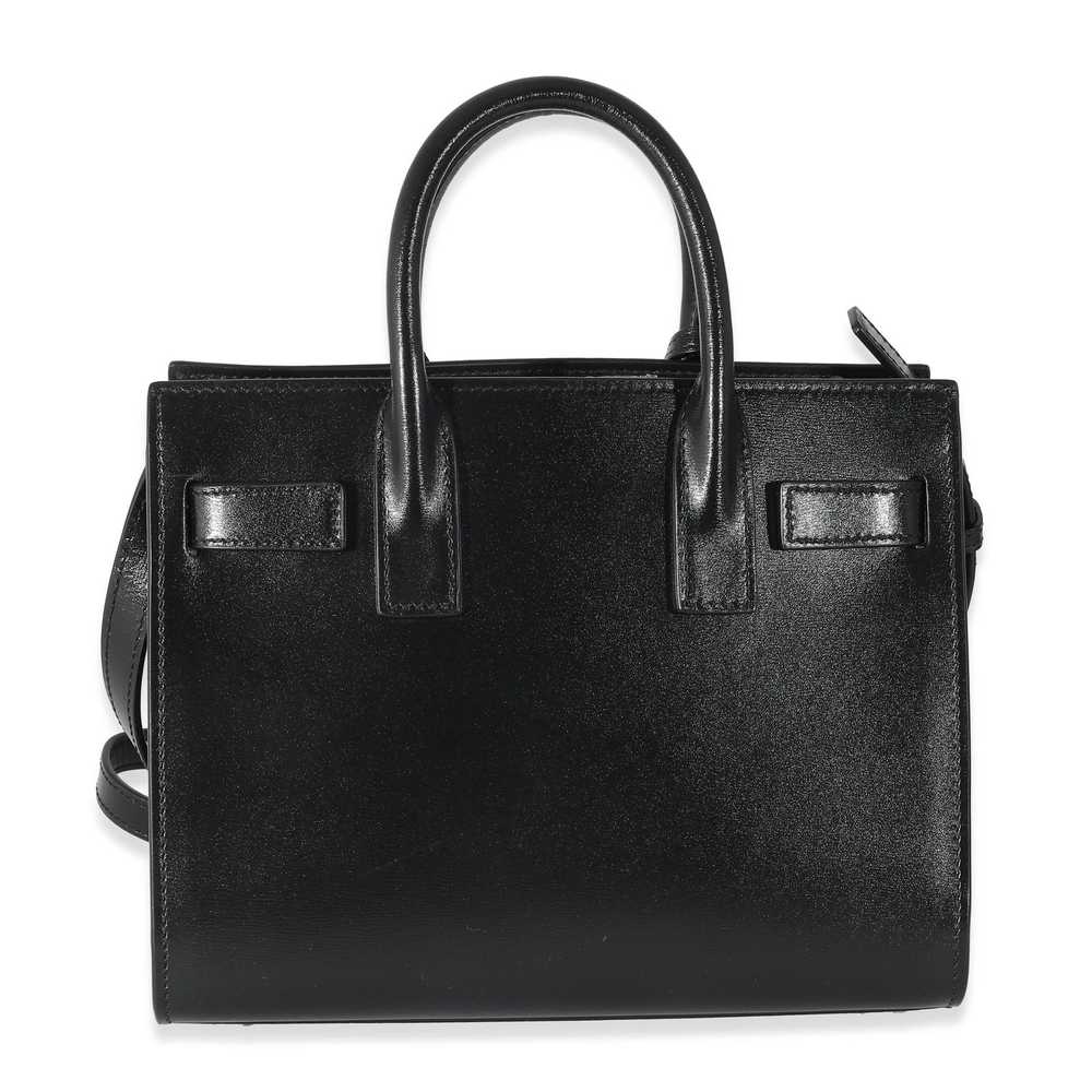 Yves Saint Laurent Saint Laurent Black Shiny Leat… - image 4