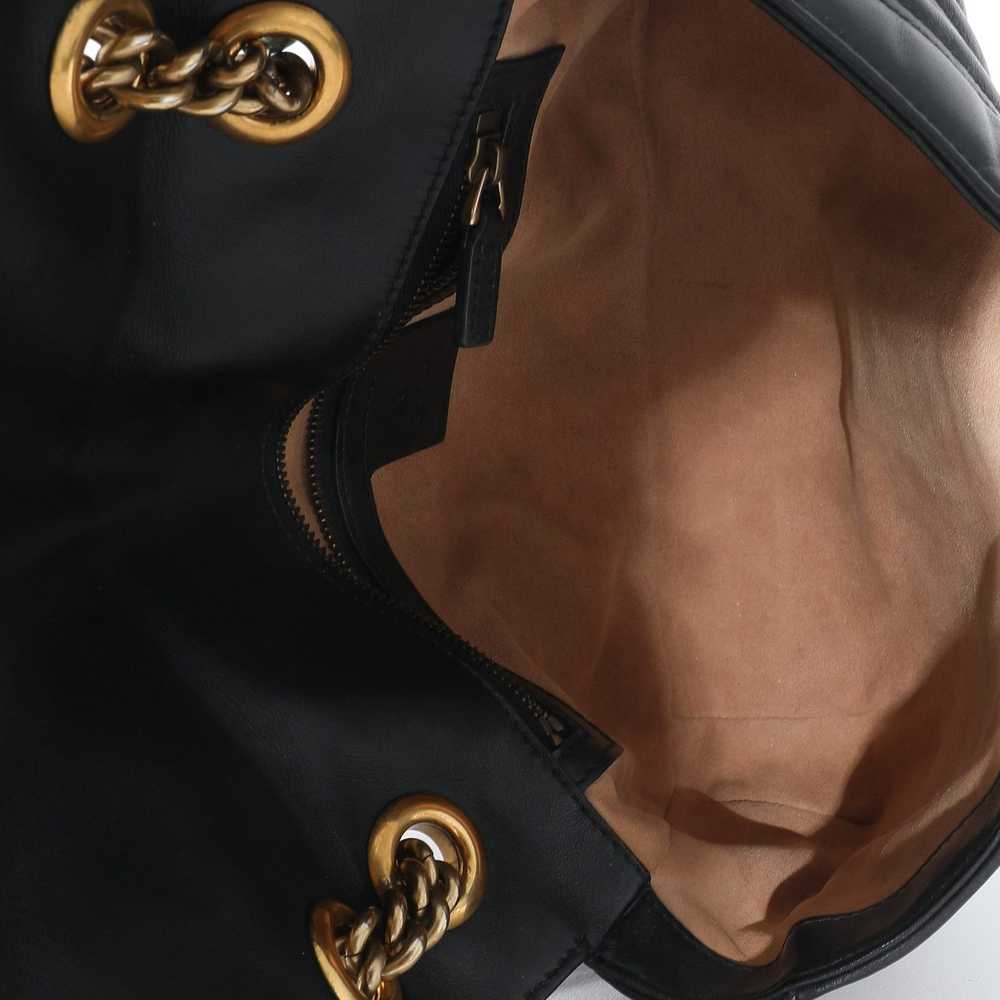 Gucci Gucci Black Chevron Matelassé Leather Small… - image 8