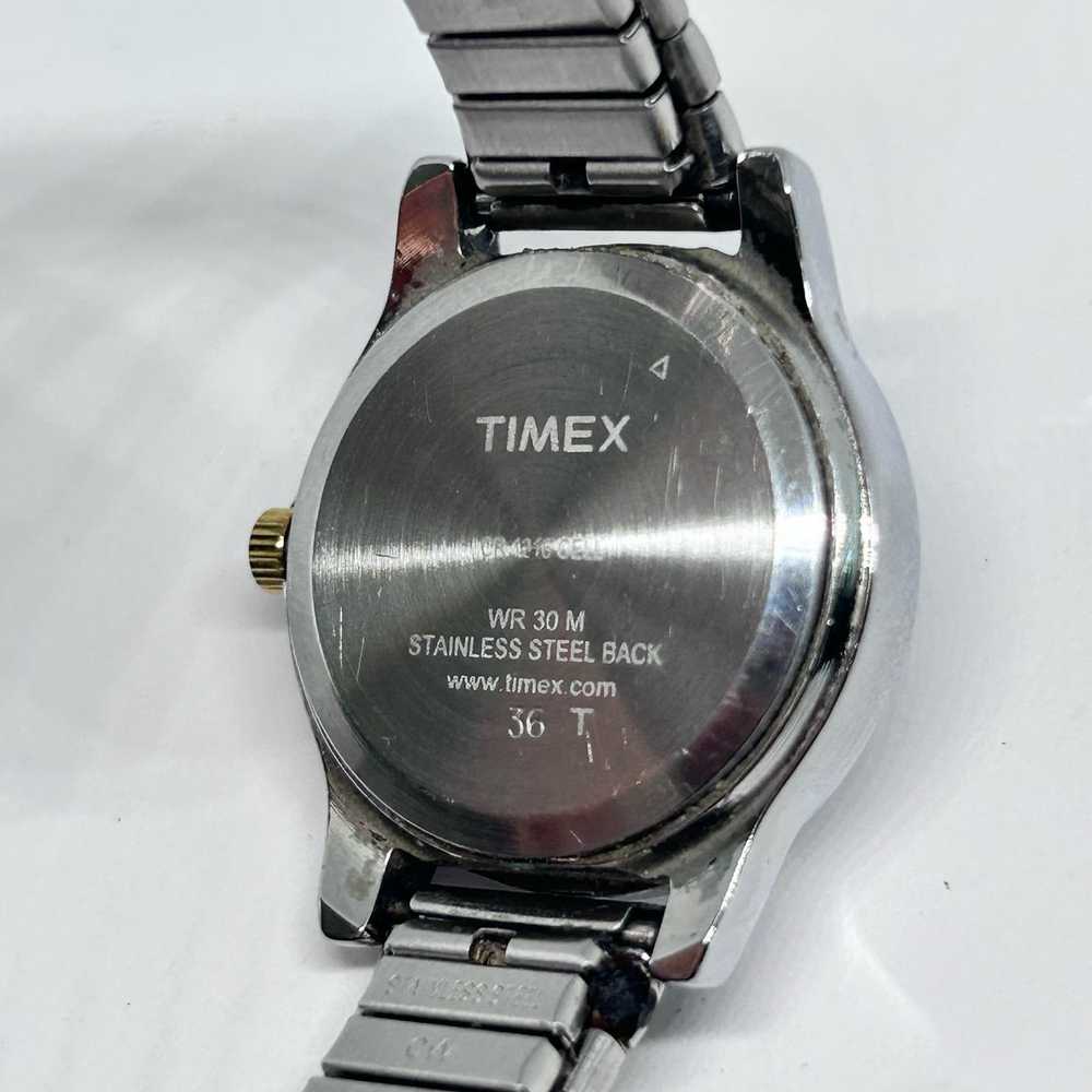 Timex Timex Two Tone 30M Water Resistant ST. Stee… - image 4