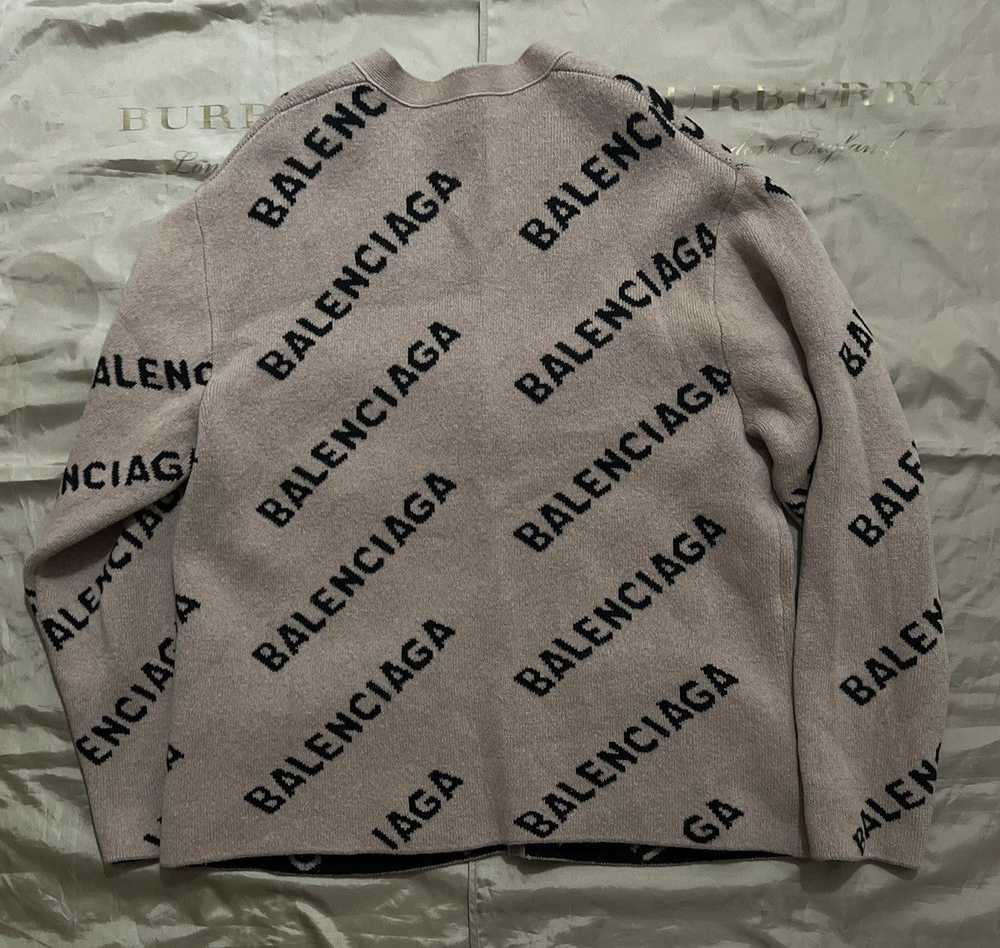 Balenciaga BALENCIAGA v-shaped cardigan in wool s… - image 7