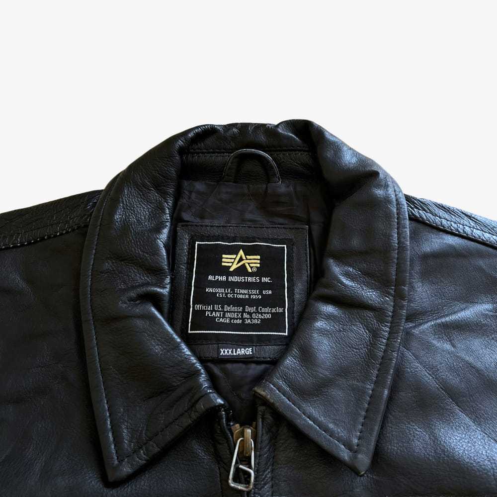 Alpha Industries Leather jacket - image 2