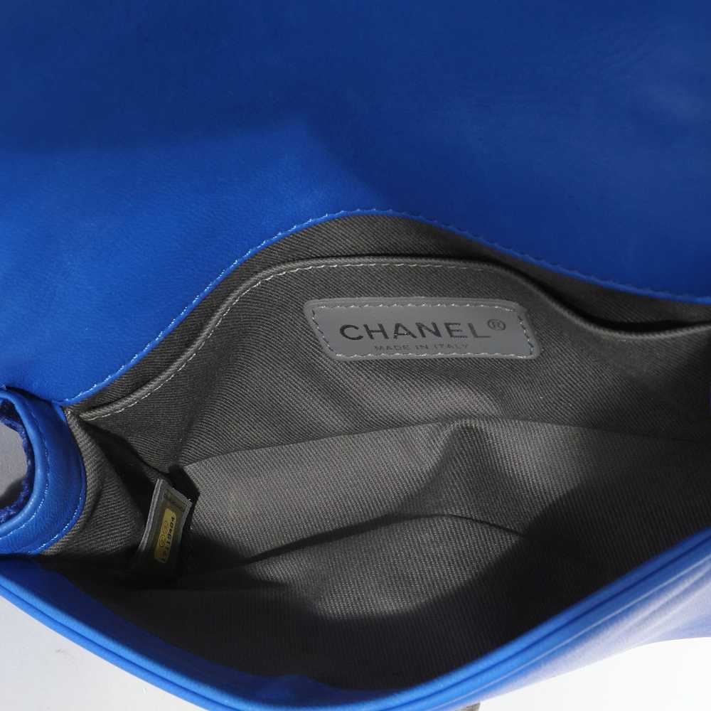 Chanel Chanel Royal Blue Velvet Small Boy Bag - image 8