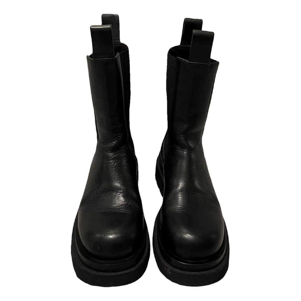 Bottega Veneta Lug leather ankle boots - image 1