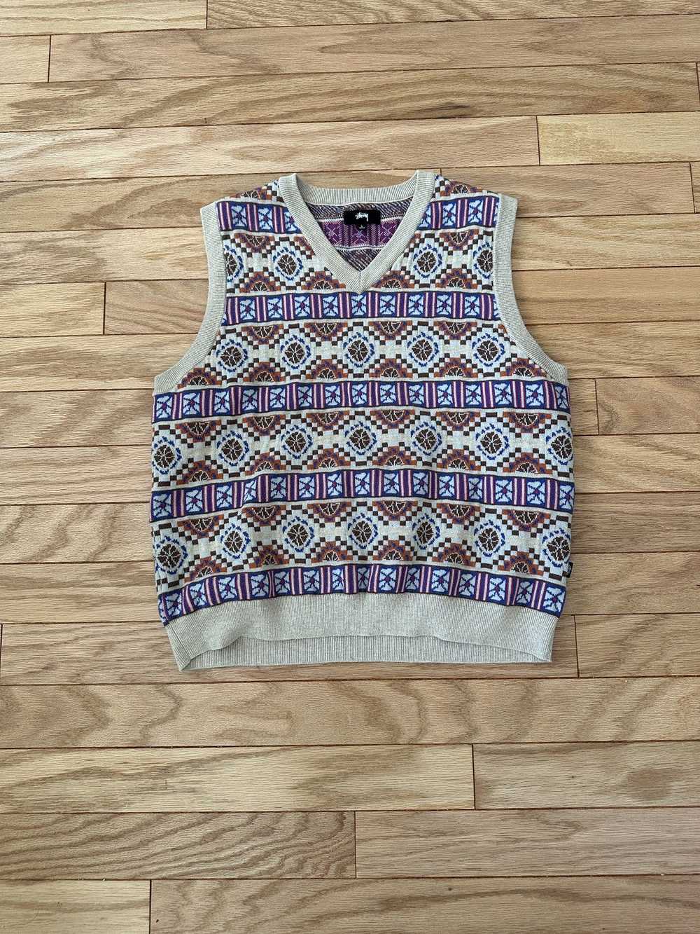 Stussy Stussy Giza Sweater Vest Size Large - image 1