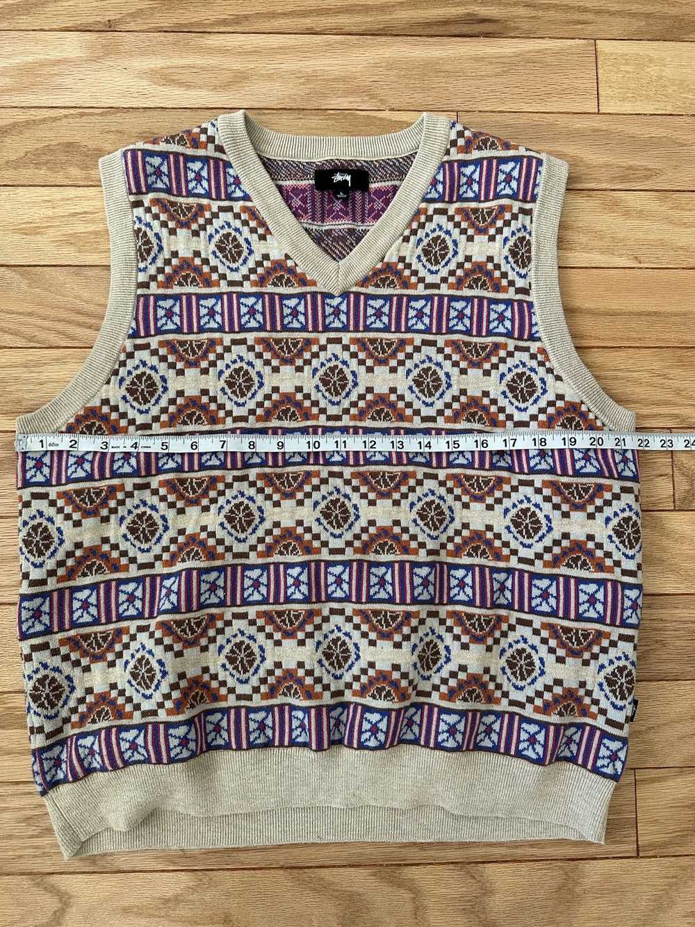 Stussy Stussy Giza Sweater Vest Size Large - image 2