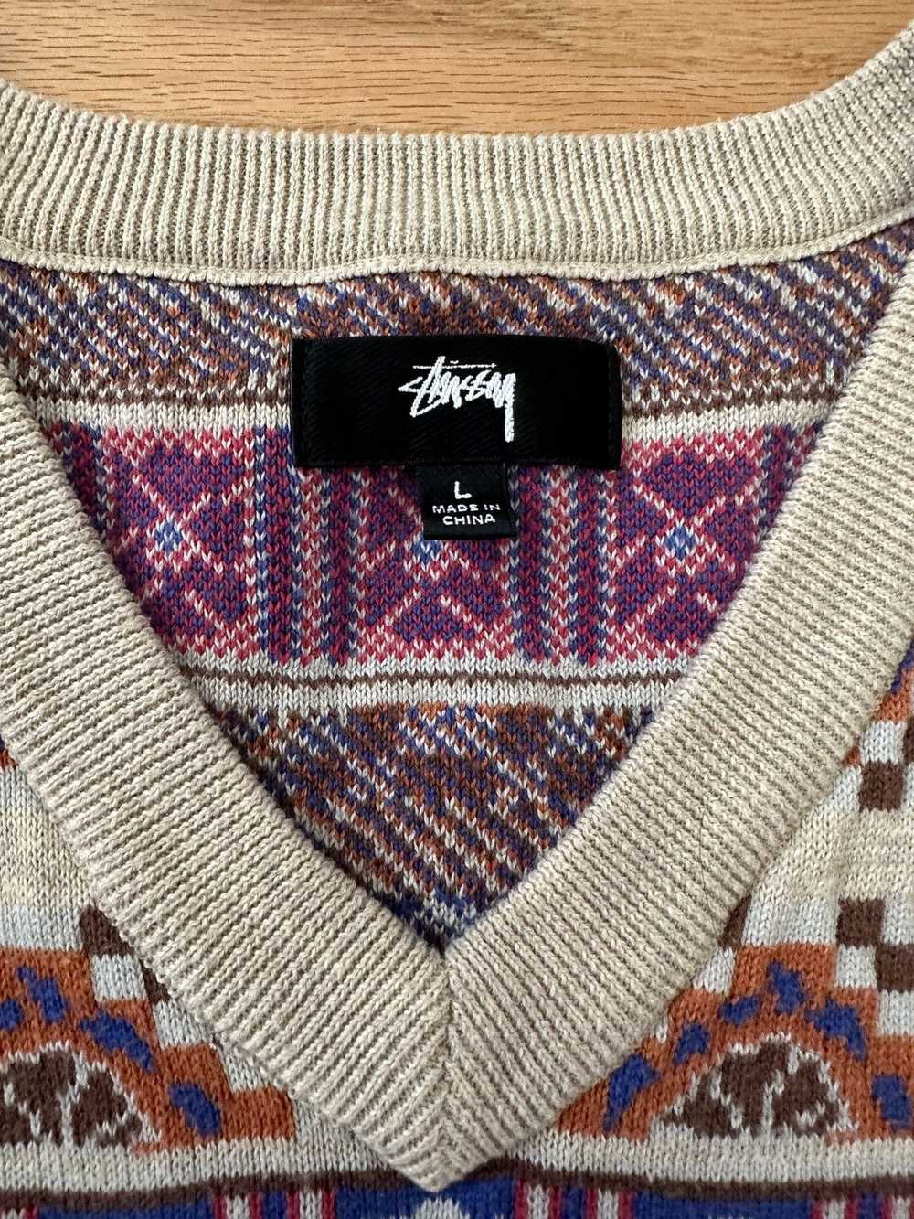 Stussy Stussy Giza Sweater Vest Size Large - image 4