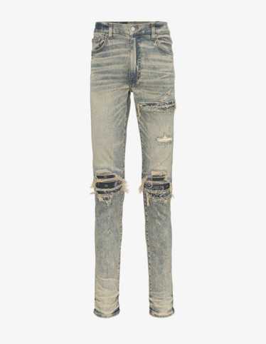 Amiri Amiri Dirty Indigo Bandana MX1 Jeans Size 32 - image 1