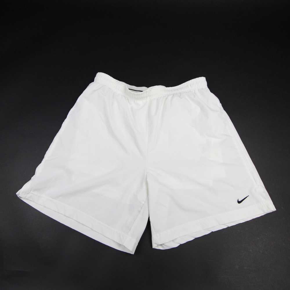 Nike Dri-Fit Athletic Shorts Men's White Used - image 1