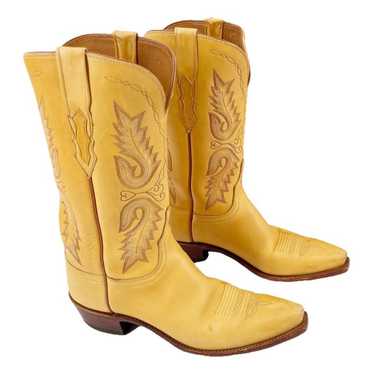 Lucchese Leather cowboy boots - image 1