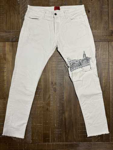 424 On Fairfax 424 on Fairfax Bandana Skinny Jeans - image 1