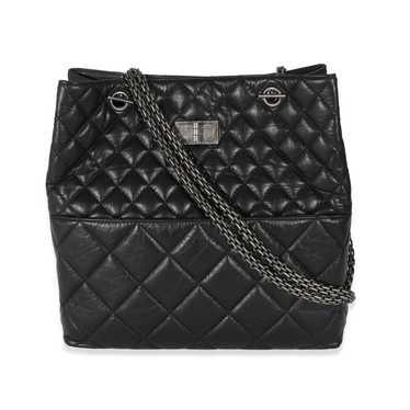 Chanel Chanel Black Calfskin Tall 2.55 Reissue To… - image 1