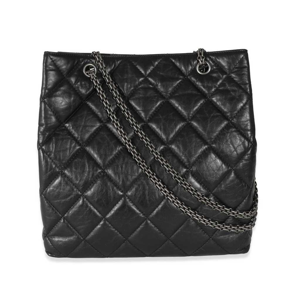 Chanel Chanel Black Calfskin Tall 2.55 Reissue To… - image 3