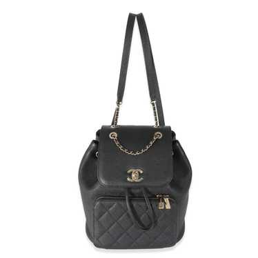 Chanel Chanel 18S Black Quilted Caviar Business A… - image 1