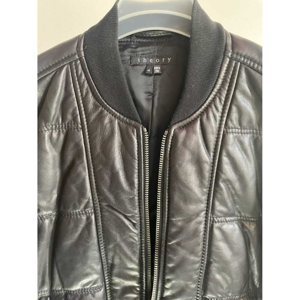Theory Leather jacket - image 3