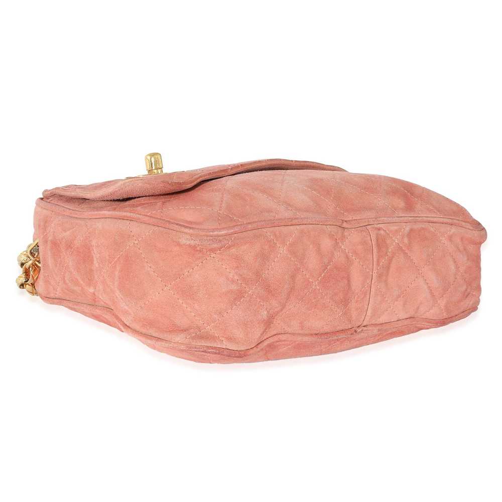 Chanel Chanel Pink Suede Bijoux Chain Camera Bag - image 6