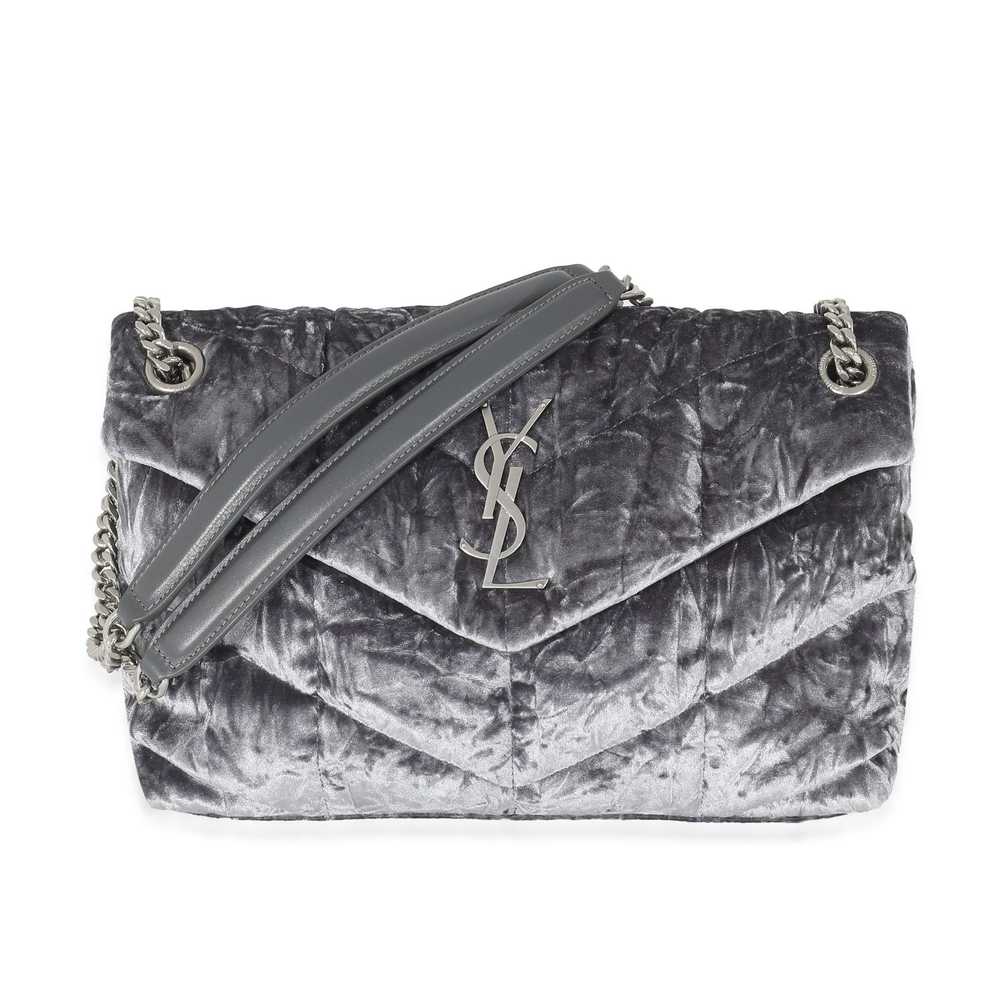 Yves Saint Laurent Saint Laurent Iron Grey Crushe… - image 1