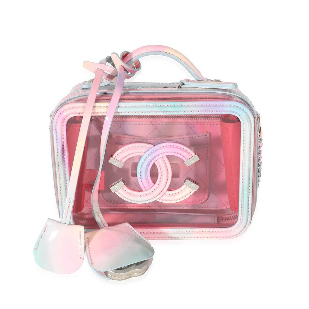 Chanel Chanel Pink PVC & Multicolor Patent Leathe… - image 1