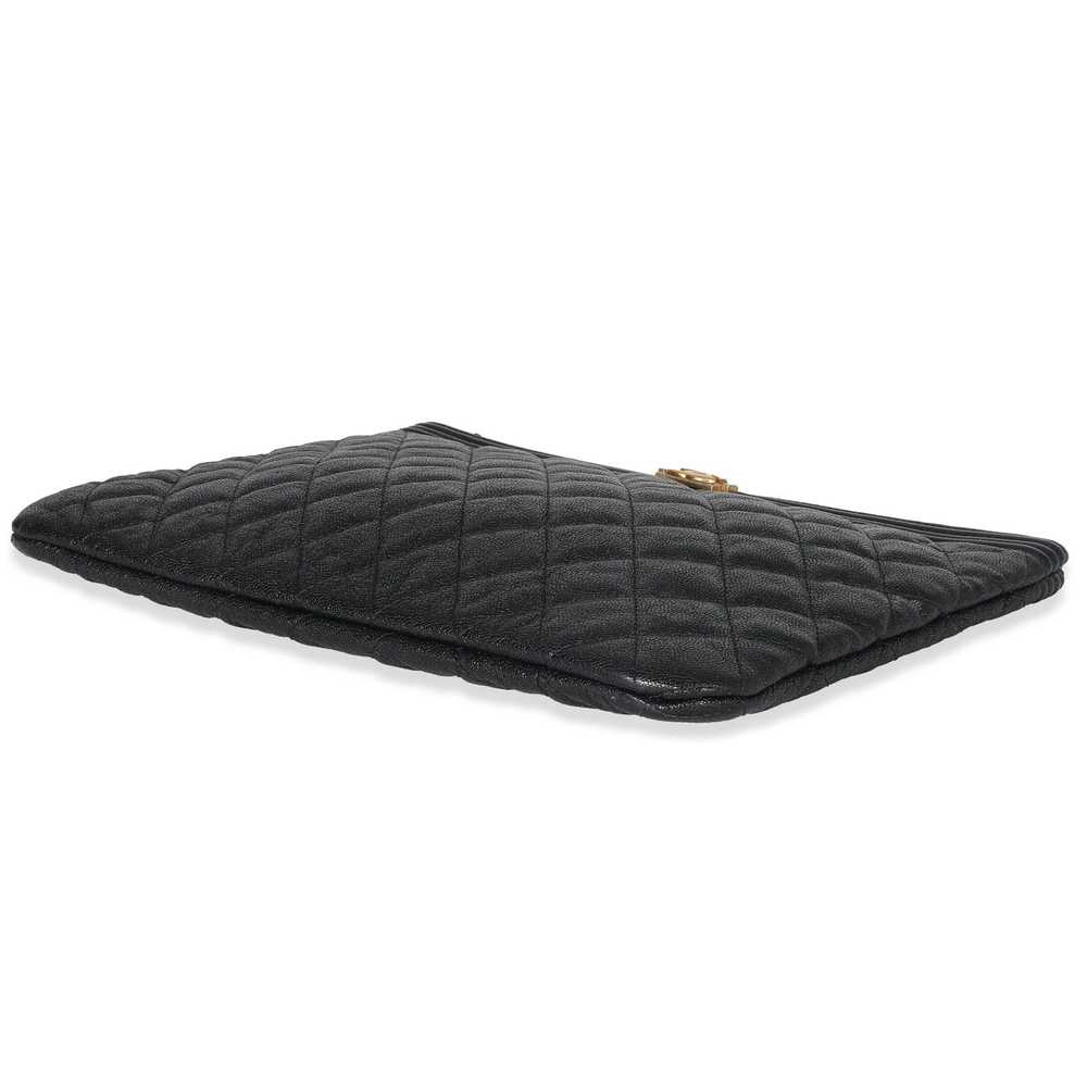 Chanel Chanel Black Caviar Boy OCase - image 7