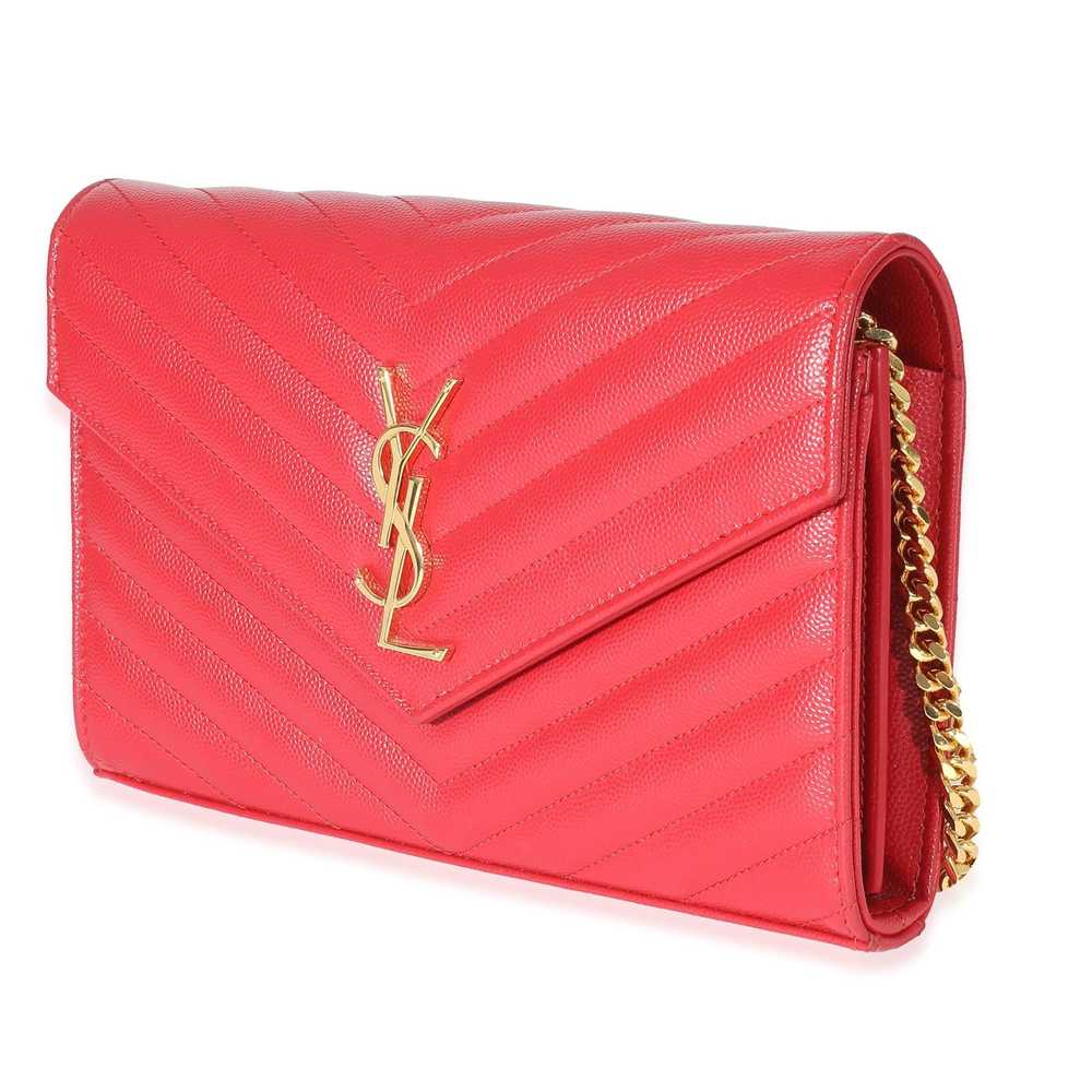 Yves Saint Laurent Saint Laurent Red Grain De Pou… - image 2