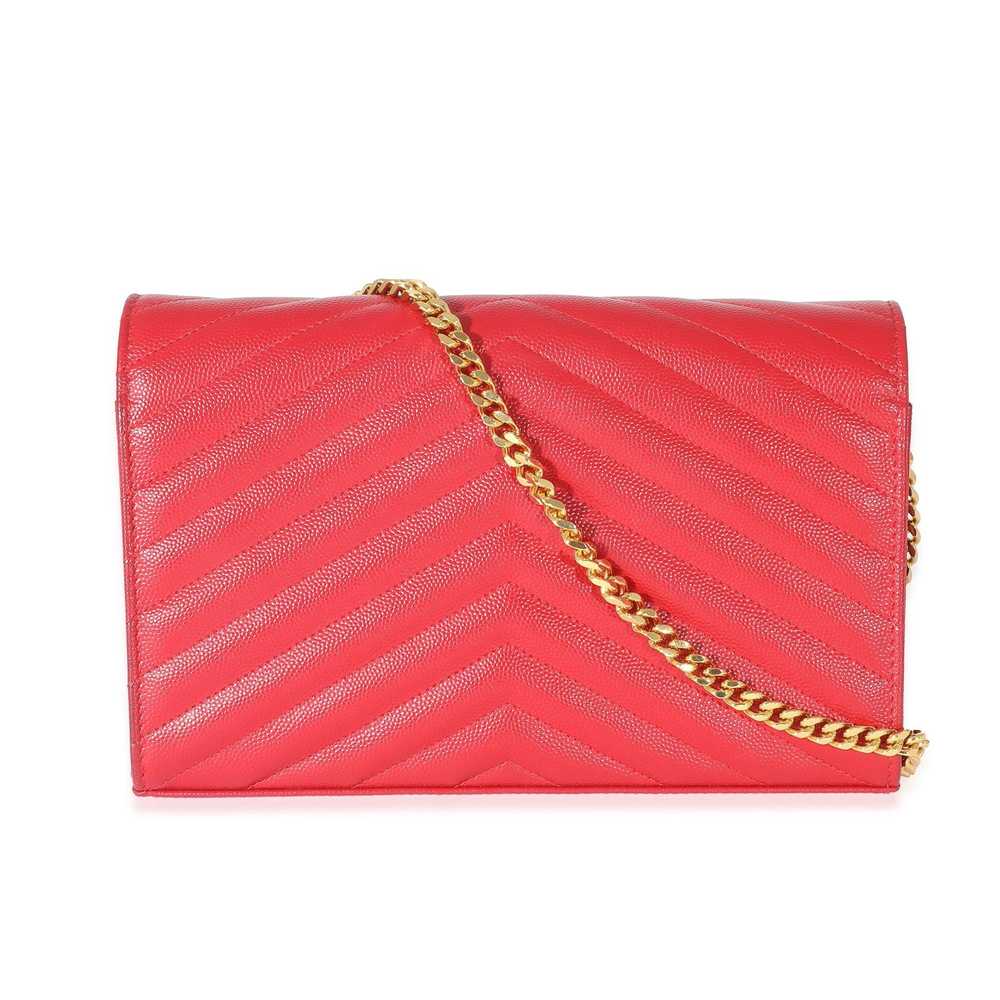 Yves Saint Laurent Saint Laurent Red Grain De Pou… - image 3