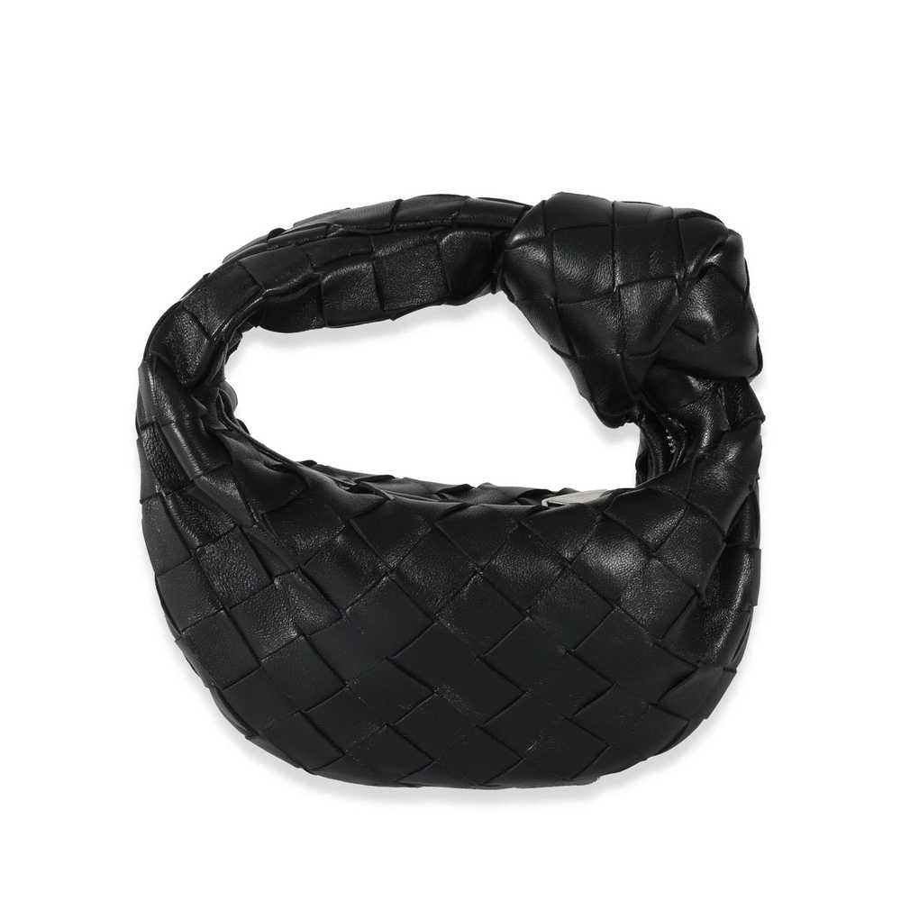 Bottega Veneta Bottega Veneta Black Intrecciato L… - image 3